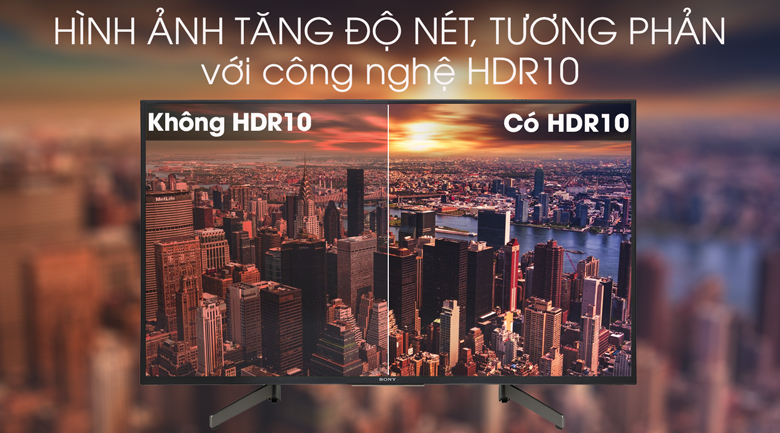 Smart Tivi Sony 4K 43 inch KD-43X7000G