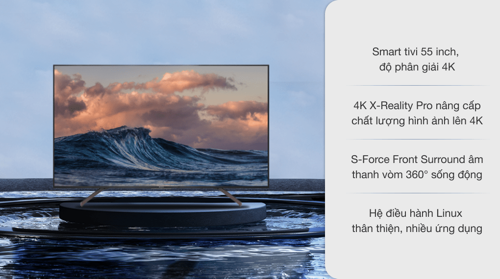 Smart Tivi Sony 4K 55 inch KD-55X7000G