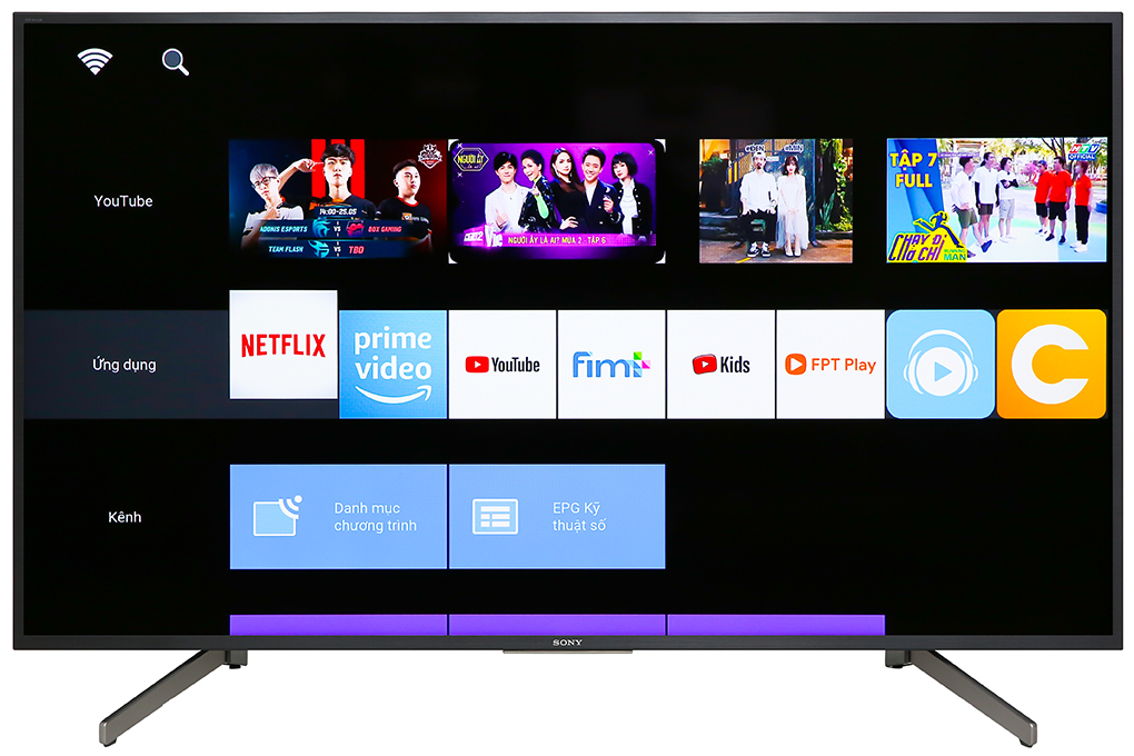 Smart Tivi Sony 4K 55 inch KD-55X7000G Màu Đen