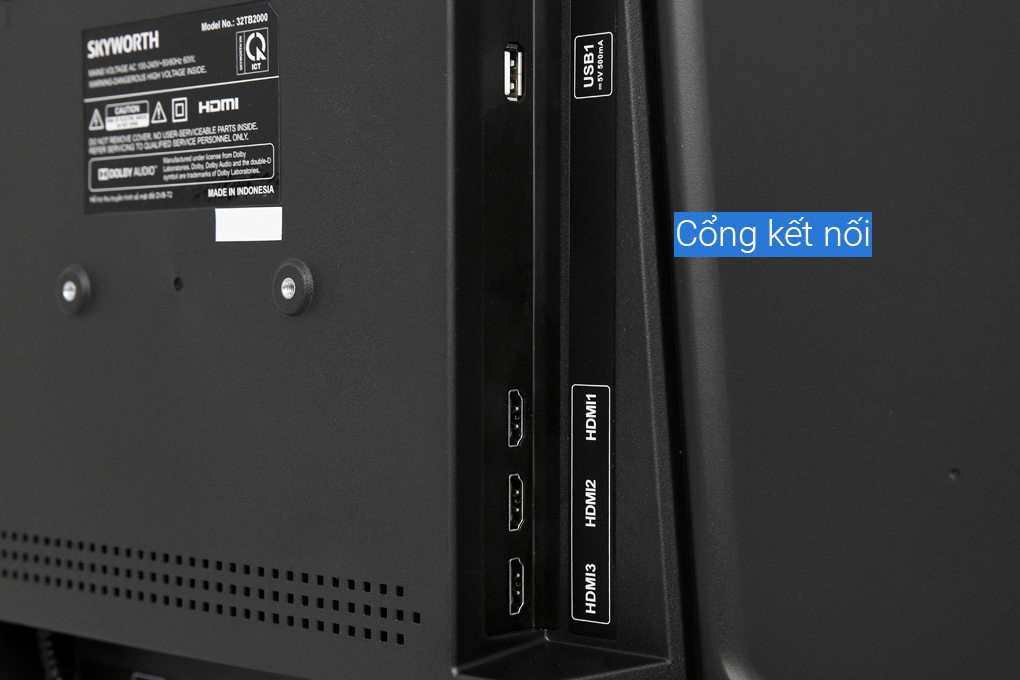 Tivi Skyworth 32 inch 32TB2000 Màu Đen