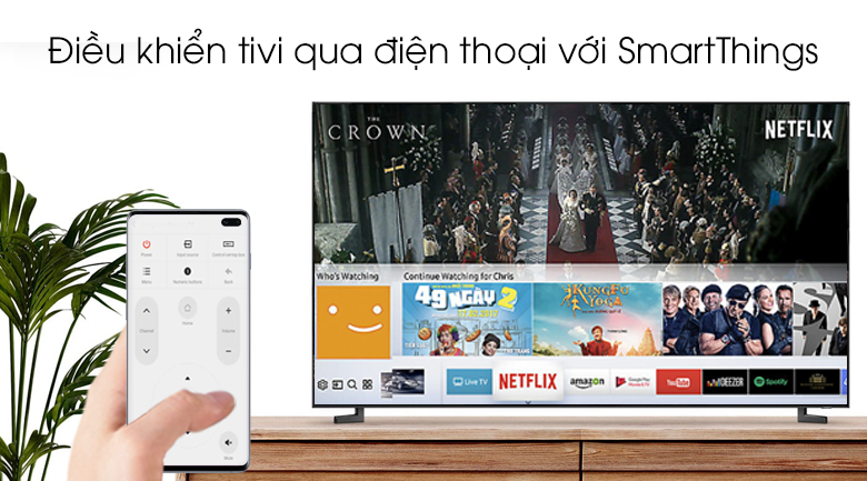 Smart Tivi QLED Samsung 8K 98 inch QA98Q900R - SmartThings