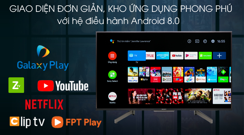 Android Tivi Sony 4K 49 inch KD-49X8500G