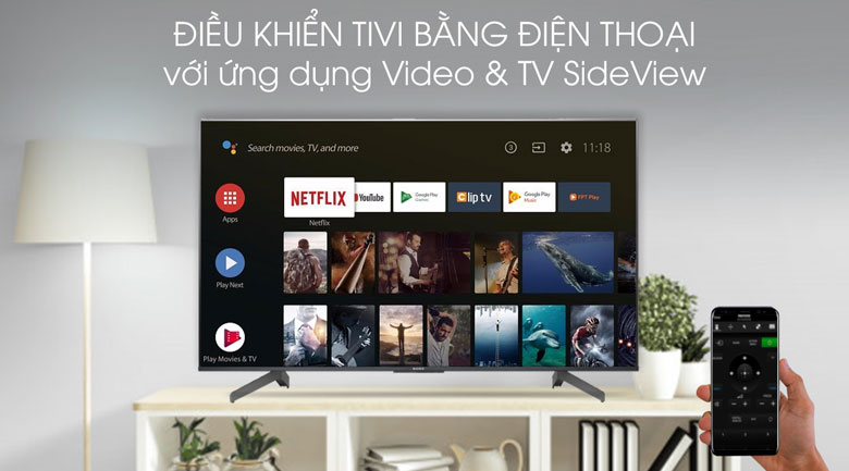 Android Tivi Sony 4K 49 inch KD-49X8500G