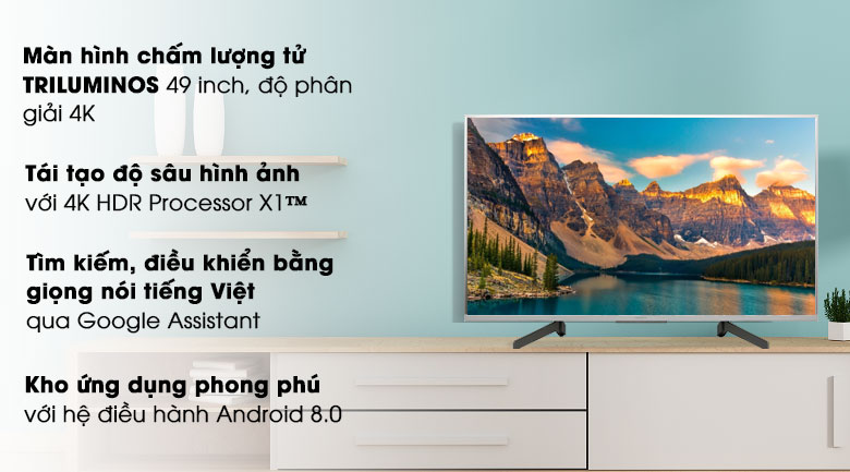 Android Tivi Sony 4K 49 inch KD-49X8500G/S
