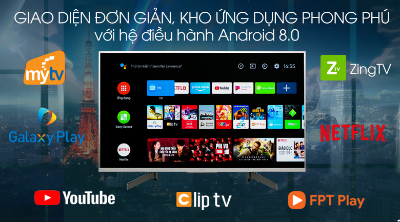Android Tivi Sony 4K 49 inch KD-49X8500G/S