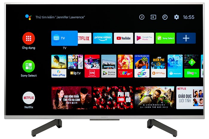 Android Tivi Sony 4K 49 inch KD-49X8500G/S Màu Bạc