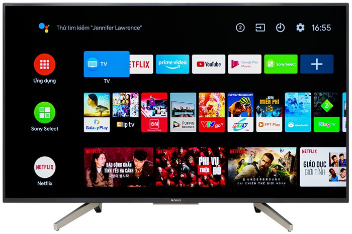 Android Tivi Sony 49 inch KDL-49W800G Màu Đen