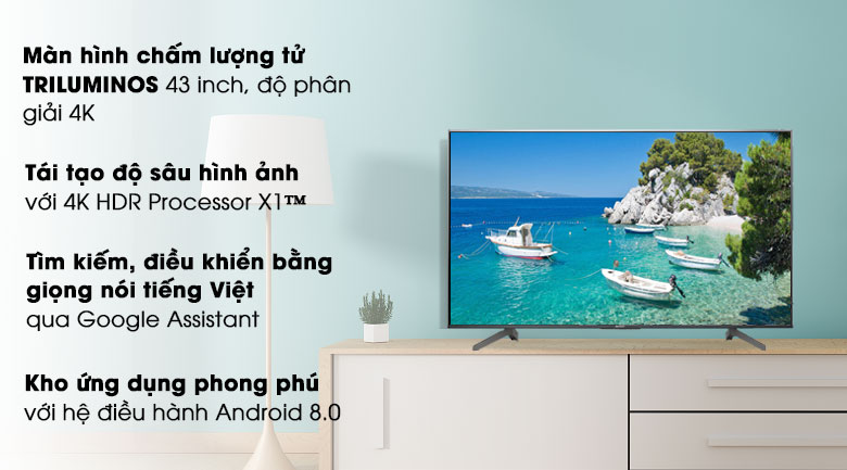 Android Tivi Sony 4K 43 inch KD-43X8500G