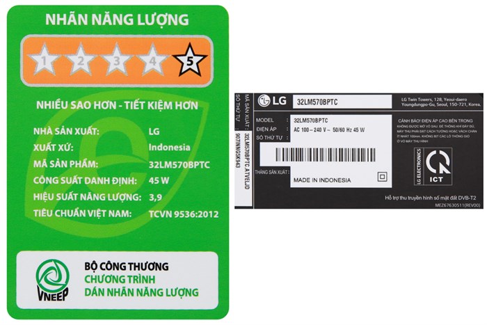 Smart Tivi LG 32 inch 32LM570BPTC Màu Đen