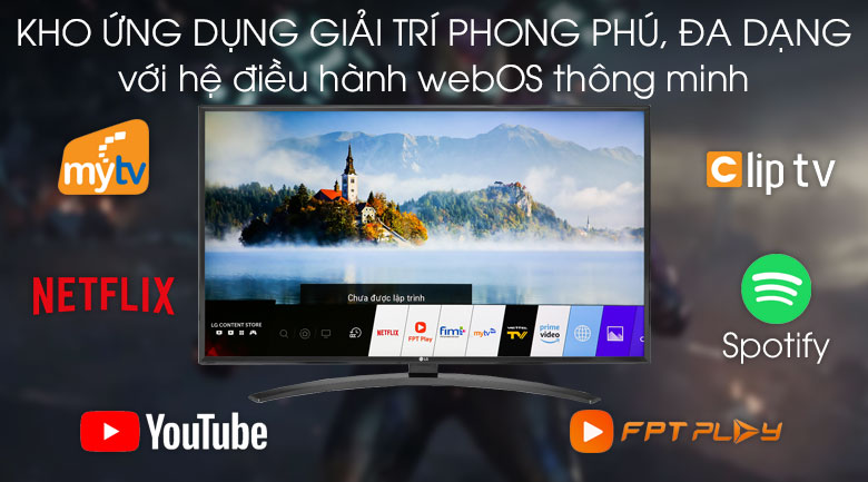 Smart Tivi LG 4K 43 inch 43UM7600PTA - Hệ điều hành