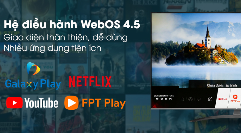 Smart Tivi LG 4K 65 inch 65UM7600PTA