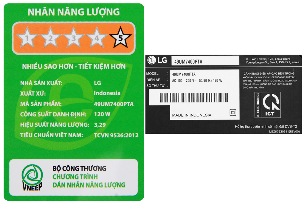 Smart Tivi LG 4K 49 inch 49UM7400PTA Màu Đen