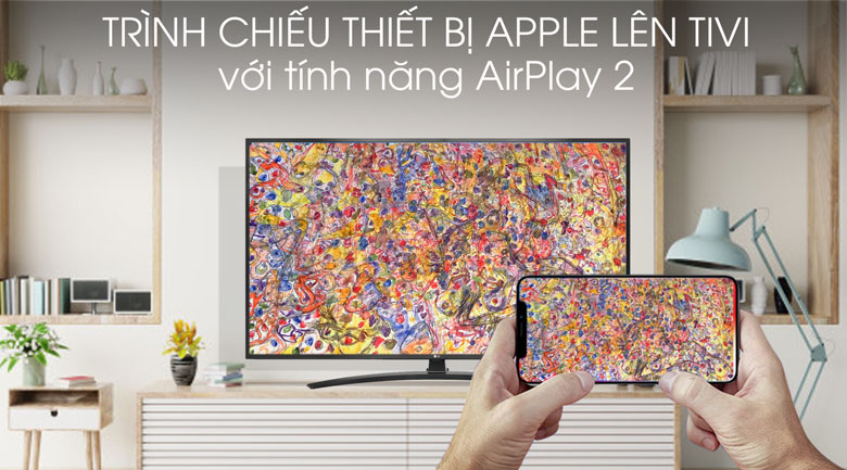 Smart Tivi LG 4K 55 inch 55UM7400PTA - AirPlay 2