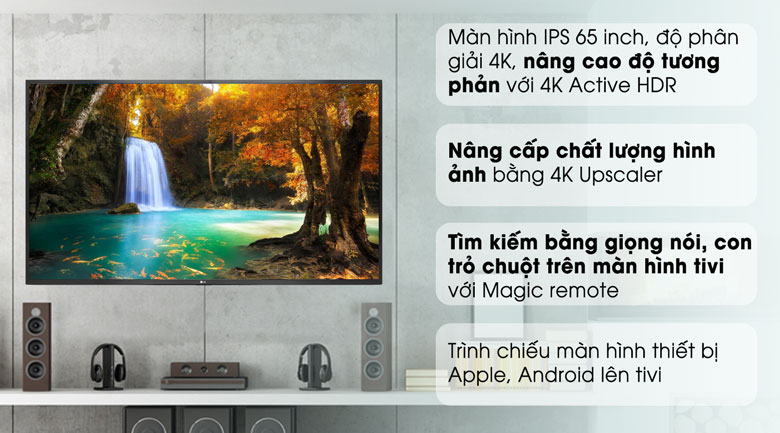 Smart Tivi LG 4K 65 inch 65UM7400PTA