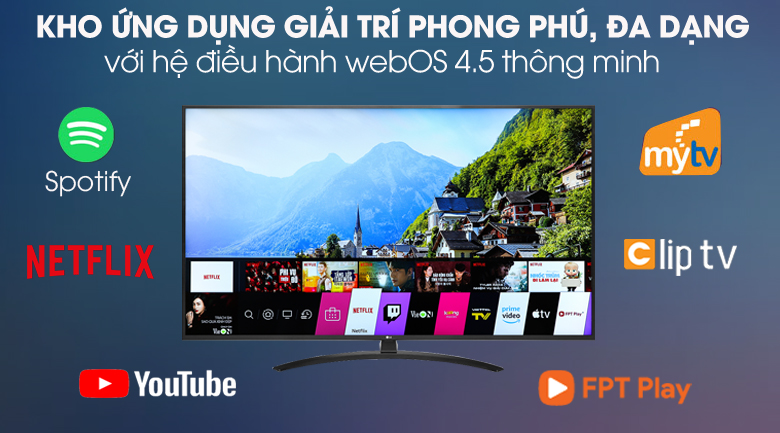 Smart Tivi LG 4K 65 inch 65UM7400PTA