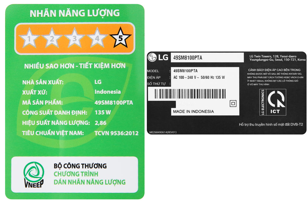 Smart Tivi NanoCell LG 4K 49 inch 49SM8100PTA Màu Đen