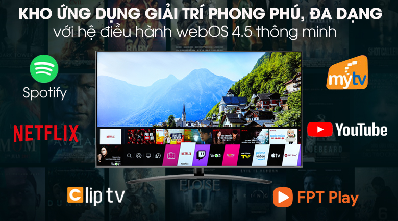 Smart Tivi NanoCell LG 4K 55 inch 55SM8100PTA