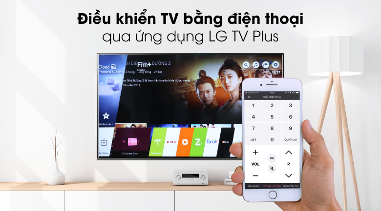Điều khiển TV bằng điện thoại - Smart Tivi LG 4K 65 inch 65SM8100PTA Mẫu 2019 Điều khiển TV bằng điện thoại - Smart Tivi LG 4K 65 inch 65SM8100PTA Mẫu 2019