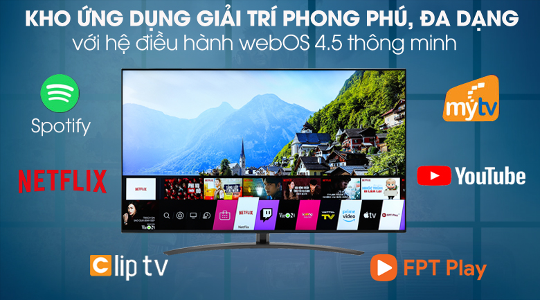 Smart Tivi NanoCell LG 4K 65 inch 65SM8600PTA