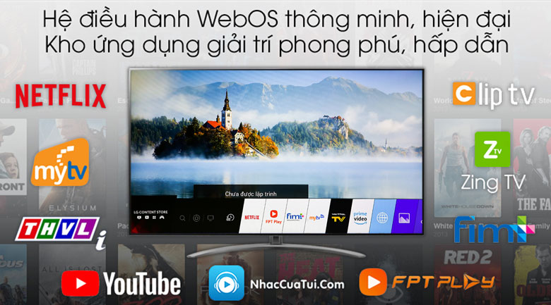 Smart Tivi LG 4K 65 inch 65SM9000PTA - hệ diều hành