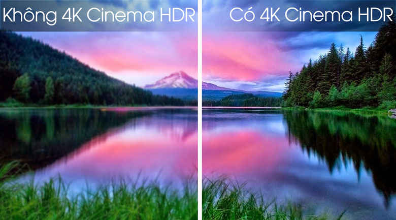 Công nghệ 4K Cinema HDR - Smart Tivi OLED LG 4K 55 inch 55B9PTA