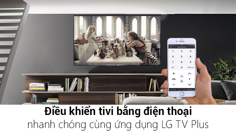 Điều khiển tivi bằng điện thoại thông minh - Smart Tivi OLED LG 4K 55 inch 55B9PTA