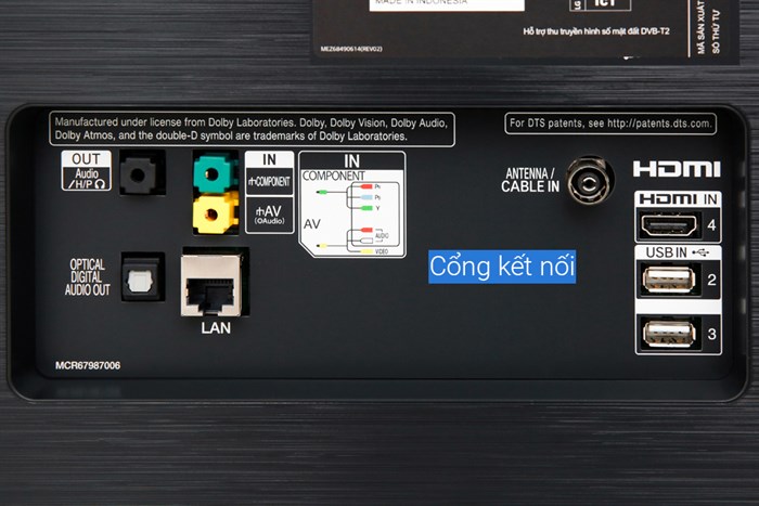 Smart Tivi OLED LG 4K 55 inch 55B9PTA Màu Đen