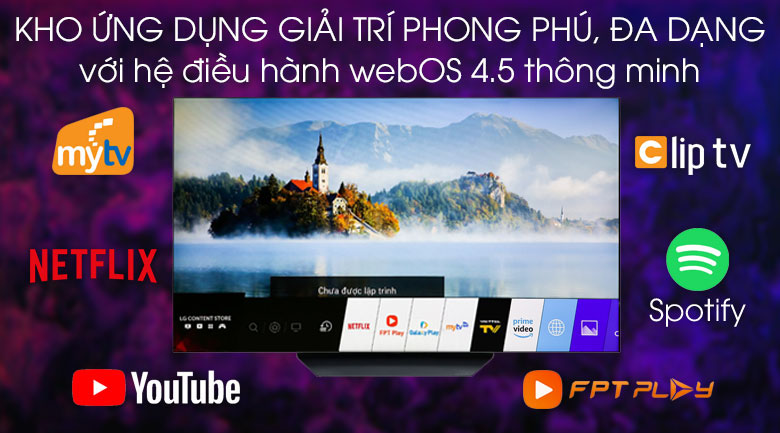 Smart Tivi OLED LG 4K 65 inch 65B9PTA