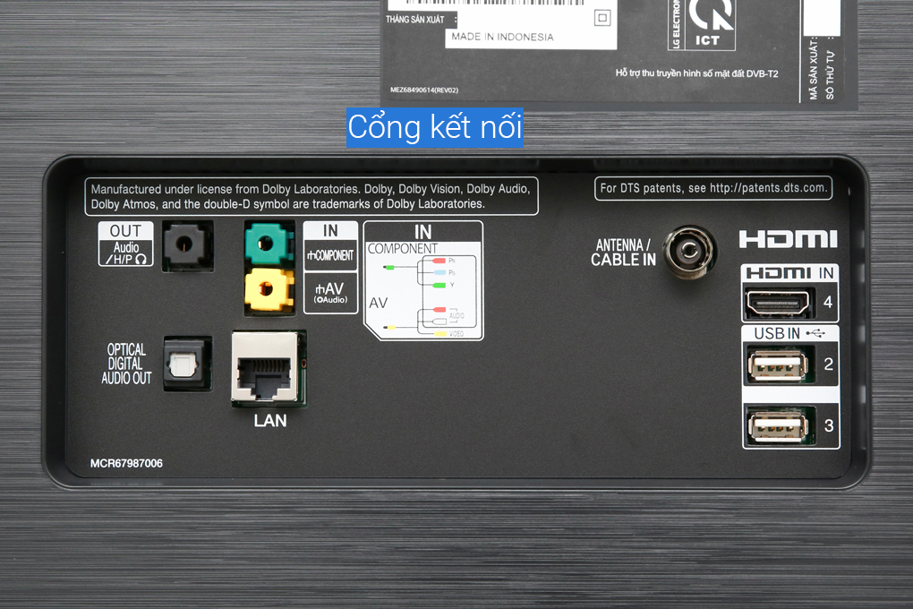 Smart Tivi OLED LG 4K 65 inch 65B9PTA Màu Đen