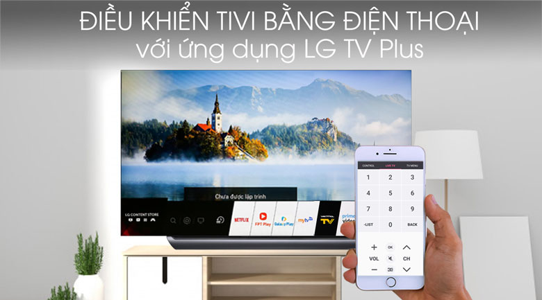 Tivi OLED LG 4K 77 inch 77C9PTA - Điều khiển tivi bằng điện thoại qua ứng dụng LG TV Plus