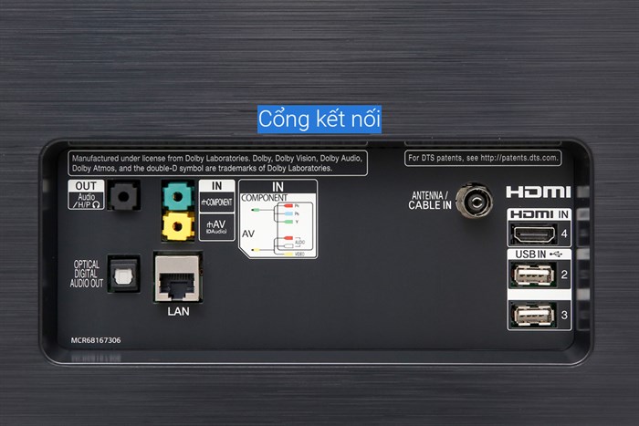 Smart Tivi OLED LG 4K 77 inch 77C9PTA Màu Đen