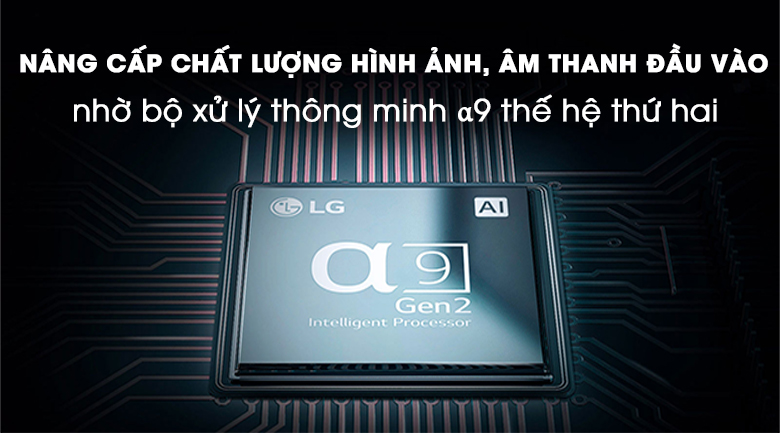 Smart Tivi OLED LG 4K 55 inch 55E9PTA - Bộ xử lý thông minh α9 thế hệ thứ hai