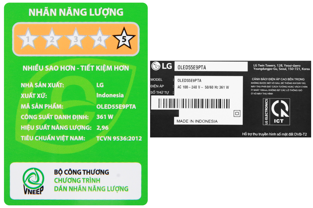 Smart Tivi OLED LG 4K 55 inch 55E9PTA Màu Đen