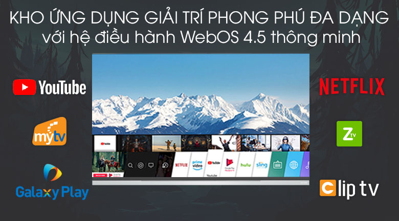 Tivi OLED LG 4K 65 inch 65E9PTA - Hệ điều hành WebOS 4.5