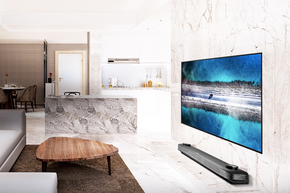 Smart Tivi OLED LG 4K 77 inch 77W9PTA Màu Đen