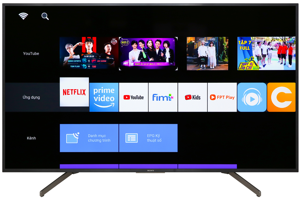 Smart Tivi Sony 4K 65 inch KD-65X7000G Màu Đen