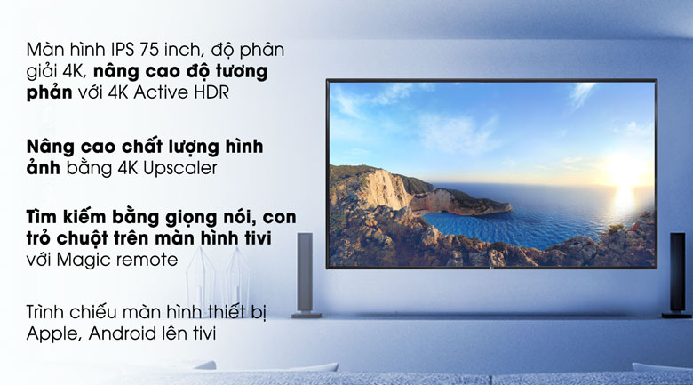 Smart Tivi LG 4K 75 inch 75UM7500PTA