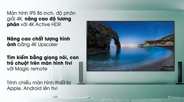 Smart Tivi LG 4K 86 inch 86UM7500PTA