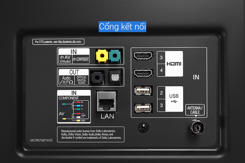 Smart Tivi LG 4K 86 inch 86UM7500PTA Màu Đen