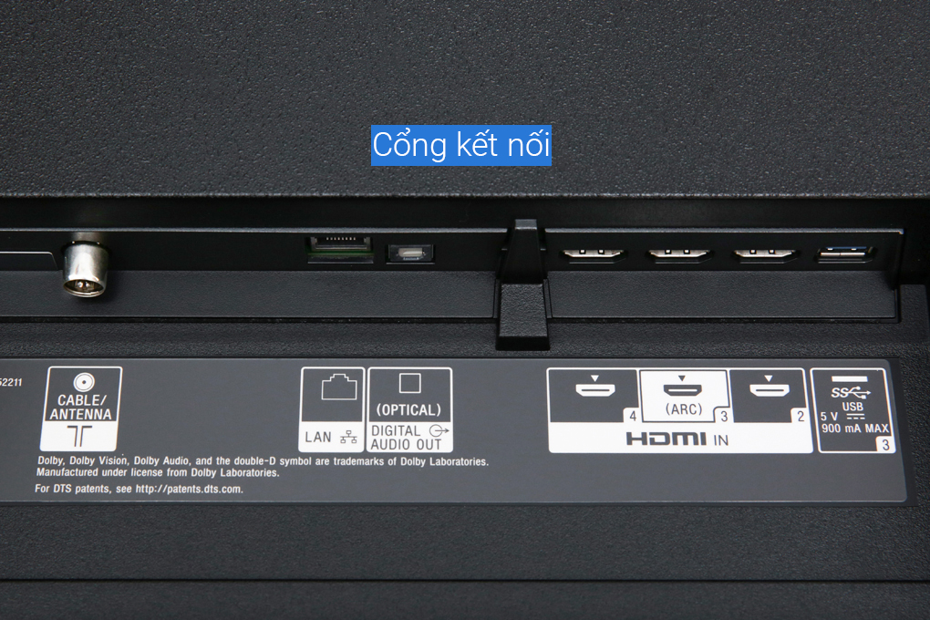 Android Tivi OLED Sony 4K 55 inch KD-55A8G Màu Đen