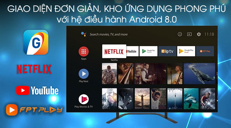 Android Tivi OLED Sony 4K 65 inch KD-65A8G