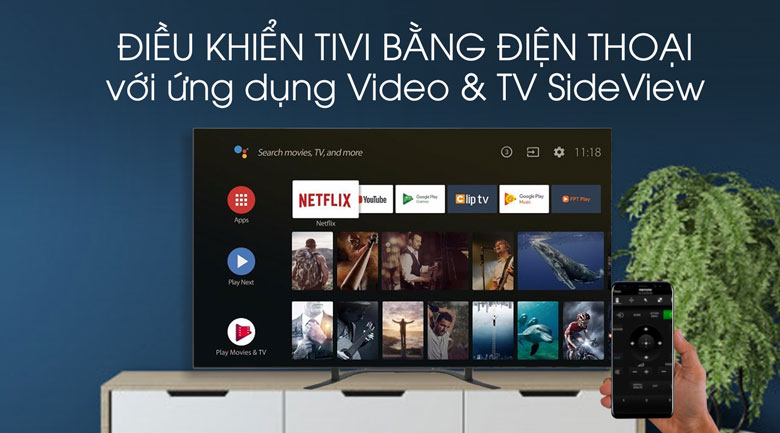 Android Tivi OLED Sony 4K 65 inch KD-65A8G