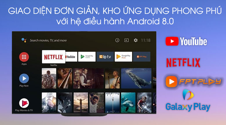 Android Tivi OLED Sony 4K 65 inch KD-65A9G