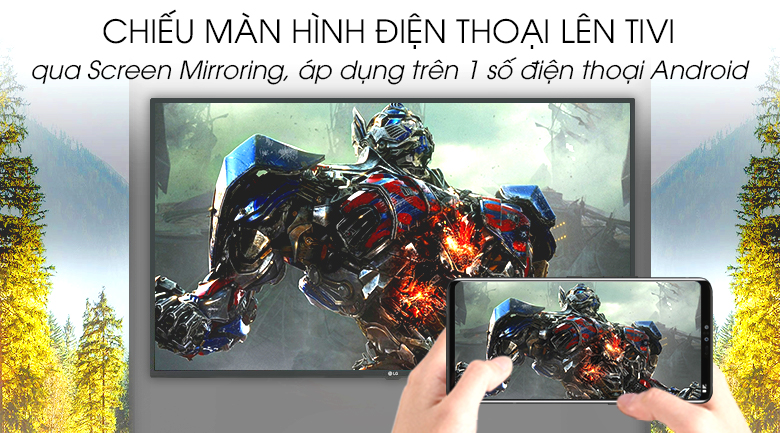 Smart Tivi LG 4K 55 inch 55UM7290PTA - Screen Mirroring