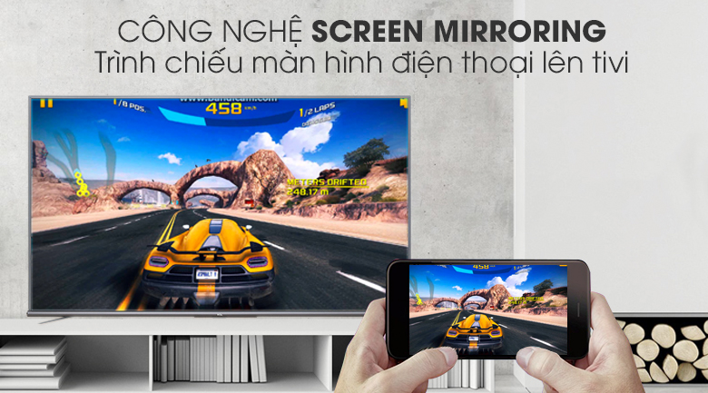 Android Tivi TCL 4K 55 inch L55A8