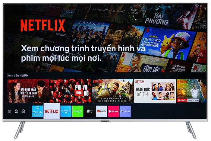 Smart Tivi QLED Samsung 4K 82 inch QA82Q75R Màu Đen