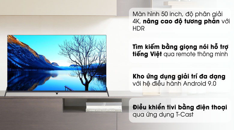 Android Tivi TCL 4K 50 inch L50P8S