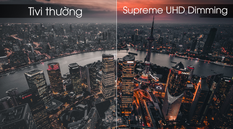 Công nghệ Supreme UHD Dimming - Smart Tivi Khung Tranh QLED Samsung 4K 55 inch QA55LS03R