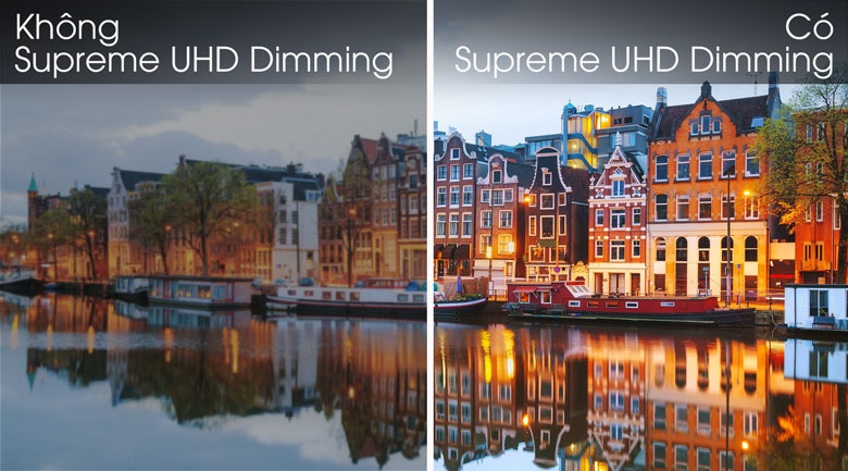 Công nghệ Supreme UHD Dimming - Smart Tivi Khung Tranh QLED Samsung 4K 55 inch QA55LS03R
