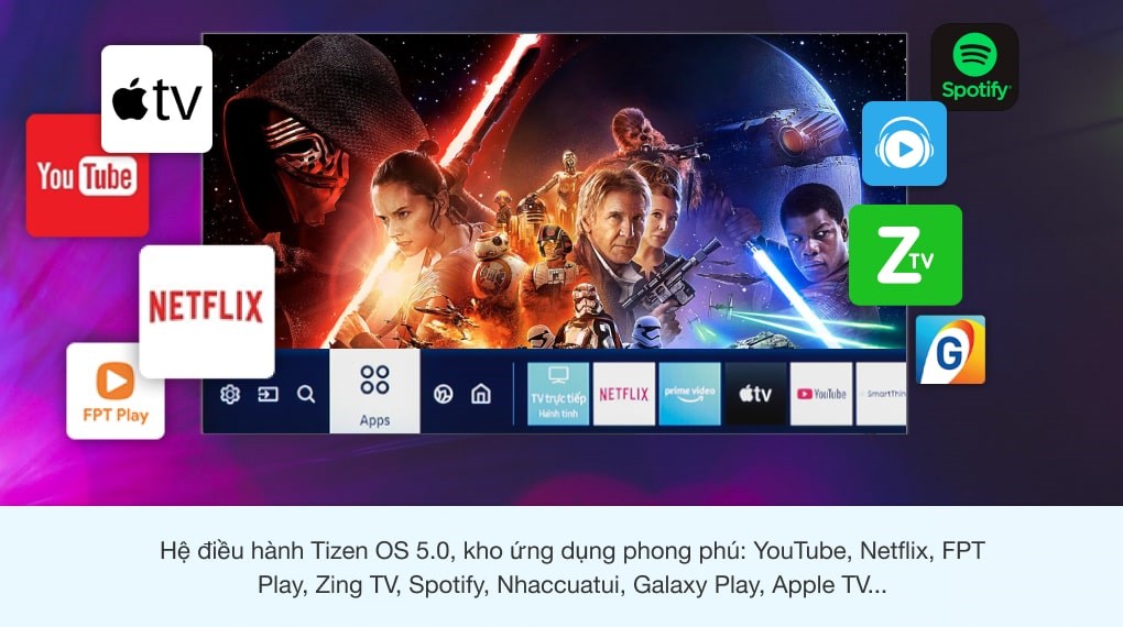 Smart Tivi Samsung 4K 70 inch UA70RU7200